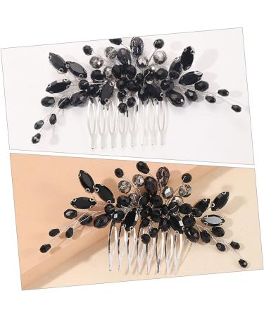 Decor Rhinestone Hair Accessories Hair Toppers Bridal Hair Accessories Hair Side Comb Hair Accessories for Women Bride Hair Comb Women Hair Comb Metal Wedding Crystal Dish Women's - Buy Online on GoSupps.com