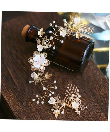 DOITOOL Tiara Bridal Headbands Wedding Hair Combs Hair Accessories for Flower Girls Wedding Headpiece Wedding Hair Clips Prom Hairpin Bride - Buy Online on GoSupps.com