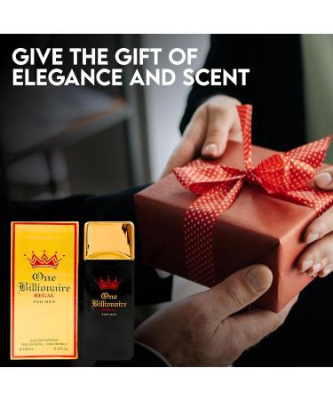 One Billionaire Sensual Woody Fragrance for Men | Long Lasting Cologne Aromatic Scent Eau de Parfum Natural Spray - Great Holiday Gift 3.4 Fl Oz/100 Ml - Buy Online on GoSupps.com