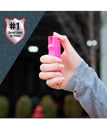 SABRE Personal Safety Kit With Pepper Spray and Personal Alarm, 25 Bursts, Intuitive Finger Grip, 120dB Alarm, Audible Up To 1,280-Feet (390-Meters) Pink - Buy Online on GoSupps.com
