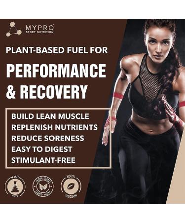 Buy My pro Sport Nutrition Plant Protein Powder - Vegan Pea & Brown Rice (23g Protein 22 Vitamins 5g BCAA) - Chocolate 1000g - International Shipping - Buy Online on GoSupps.com