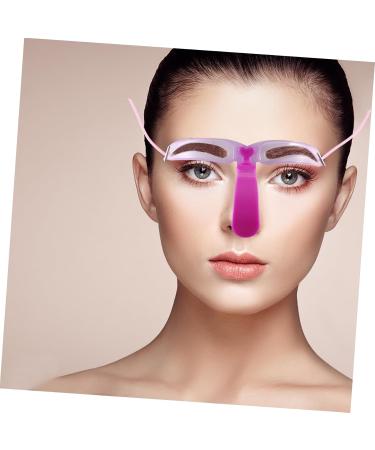 FOMIYES Brow Template 2pcs set Pencil Stamp Stereo Handle Shaping Suit Eyebrow Women Full Tool Maquillaje Kit Stencils - Buy Online on GoSupps.com