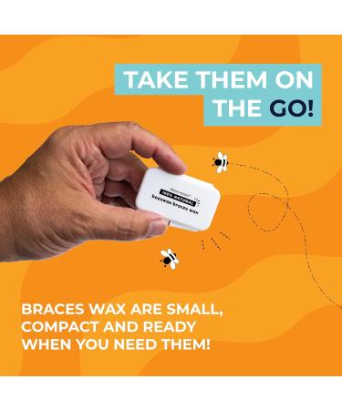 Braces Wax - Natural Beeswax Dental Wax for Braces & Aligners | Food Grade Ortho Wax | Fresh Knight White Beeswax  - Buy Online on GoSupps.com
