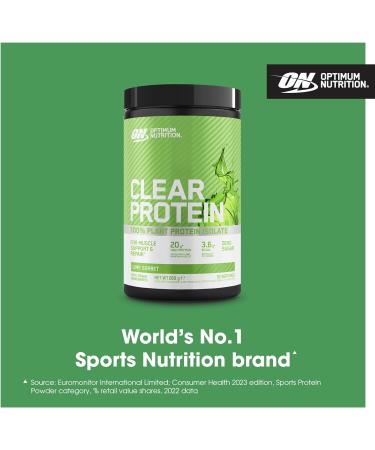 Optimum Nutrition Clear Protein - Plant-Based Isolate Lime Sorbet | 100% Vegan Protein Powder - Buy Online on GoSupps.com