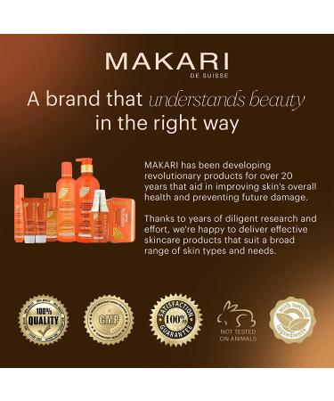 MAKARI Extreme Active Intense Argan & Carrot Oil Exfoliating Soap 7oz | Brightening Bar with Apricot Seed Extract, Vitamins C & E | Reveals Natural Radiance - Buy Online on GoSupps.com