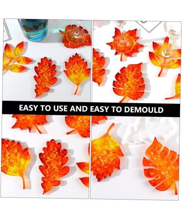 ABOOFAN 5pcs Maple Crystal Coasters Silicone Mold Cup Mat Coaster Mould Manual Monstera Leaf - Buy Online on GoSupps.com