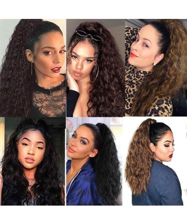 24" Corn Wave Ponytail Extension Claw Clip on Ponytails Wavy Curly Hair Extensions Jaw Pony Tail Hairpiece Bleach Blond 24inch (Pack of 1) Yaki-Bleach Blond - Buy Online on GoSupps.com