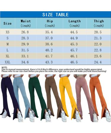 Viatabuna Women's High Waisted Flare Sweatpants - Y2K Fashion Wide Leg Bell Bottoms in Light Purple, Size Large - Buy Online on GoSupps.com