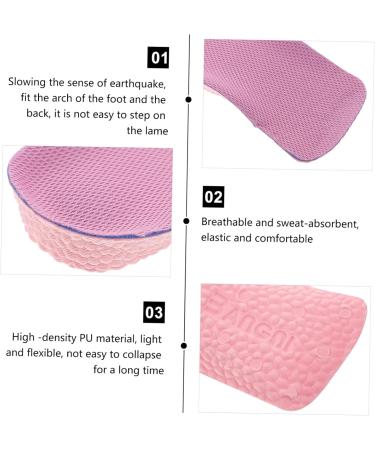 FOMIYES Height Increasing Insoles - Invisible Heel Support Pads for Comfort & Elevation - Buy Online on GoSupps.com