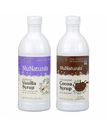 NuNaturals NuStevia Cocoa Syrup 16 fl oz (.47 l)