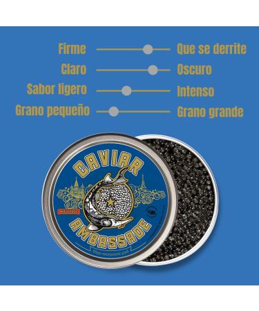 French Baeri Caviar - 3 X 100g - Acipenser baerii - Refrigerated delivery - CAVIAR AMBASSADE - Buy Online on GoSupps.com