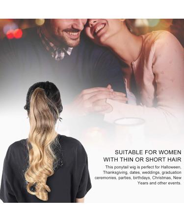Ponytail Hair Extensions Elegant Ponytail Hairpieces 55cm for Parties for Women for Daily Life for Girls(8T27) - Buy Online on GoSupps.com