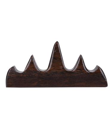 I-MART Chinese Calligraphy Brush Holder  Wooden Pen Rack Rest Stand for Writing Brushes (Rosewood) 1 Count (Pack of 1)