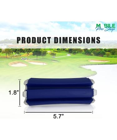 Premium Blue White Golf Club Carrier | Holds 6 Clubs, Keeps Them Visible & Dry - Buy Online on GoSupps.com