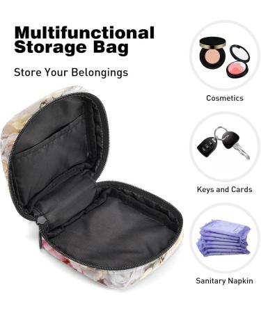 Women's Bond Storage Pocket Stillpad Holder - Portable Period Kit in Colorful Rose Pattern - Ideal Feminine Product Bag for Girls - Buy Online on GoSupps.com