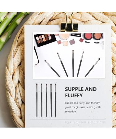 DRESSOOS 5pcs Eye Shadow Brush Makeup Brush Eye Brush Eye Shadows Kit Eye Shadow Brushes Wooden Handle - Buy Online on GoSupps.com