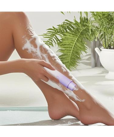 Bikini trimmer for women 2in1 womens shaver doubleheaded intimate shaver facial hair remover electric shaver armpit arm body care product Lilac - Buy Online on GoSupps.com