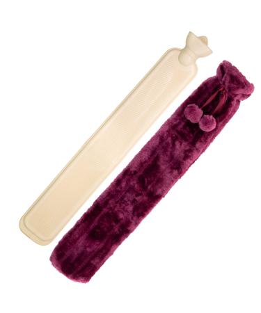 Tanness 2l water bottle |Long hot water bottle |Heat bottle with reference UK |Heat bottle for body |Anti-outlet water bottle for the neck waist and shoulder gifts for women (purple) violet - Buy Online on GoSupps.com