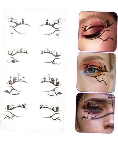 SKISUNO 4 Pairs Eyeshadow Eyeliner Stickers Temporary Eye Makeup Stickers Black Eye Makeup Decals - Buy Online on GoSupps.com