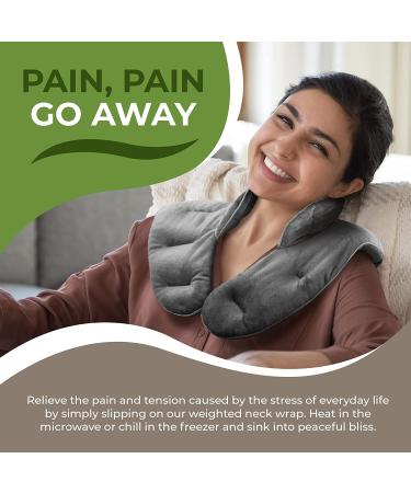 Heating Pad for Neck and Shoulders - Pain Relief Wrap for Neck and Shoulders - Microwavable Heat Therapy - Buy Online on GoSupps.com