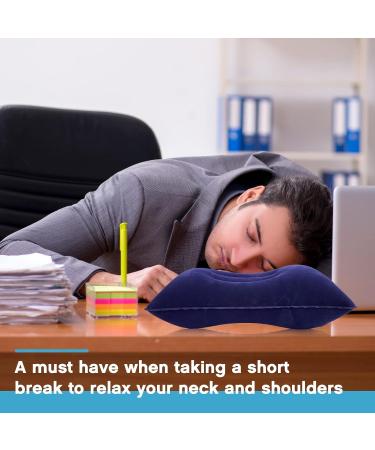 Maitys 5-Piece Inflatable Travel Pillow - Portable Air Pillow for Camping, Hiking, and Airplane Trips - Neck, Head, and Lumbar Support - 5 Colors - Buy Online on GoSupps.com
