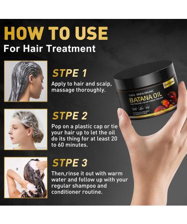 Buy Dr. Sebi Approved Batana Oil - 4.1oz Light BLACK for Healthy Hair | International Shipping Available - Buy Online on GoSupps.com