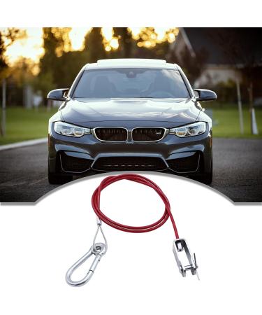 Stainless Steel Trailer Dismounting Safety Rope With U Shaped Clip And Carabiner Fork Ensure Safe Stable Towing Journey Trailer Safety Rope U Shaped Clip Towing Rope Car Trailer Safety Rope Boats Rope - Buy Online on GoSupps.com
