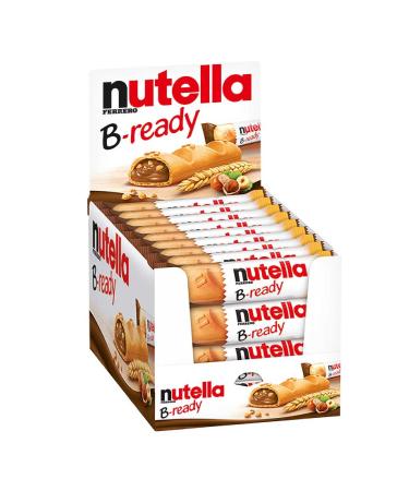 Idea Shopping Center 36 NUTELLA B-READY CIALDA DE PANES PHARCITA WITH NUTELLA SNACK 22 GR DISPLAY BOX