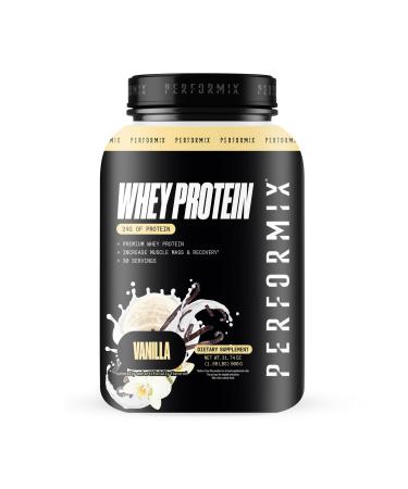 PERFORMIX - Whey Protein Isolate Blend - 24g of Protein - 5.4g of BCAAs - 110 Calories - Muscle Building & Post Workout Recovery - 100% Whey Protein Powder - 1.98 lbs - 30 Servings - Vanilla