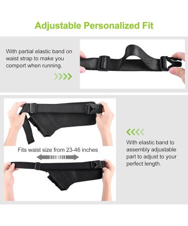 Buy Returning Belt for Cell Phone with Bottle Bracket - Fits iPhone 13 Pro Galaxy A31 Huawei | Jogging Hip Pocket Bag - Black - Buy Online on GoSupps.com