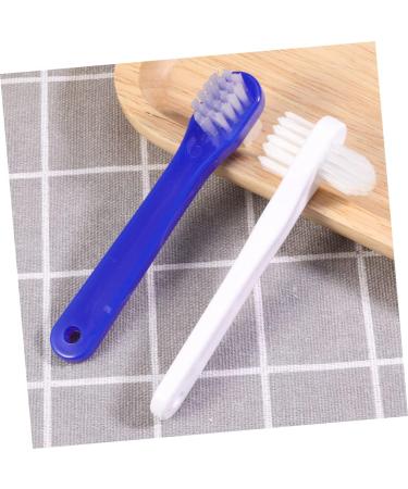 Beaupretty Double Head Toothbrush for Prostheses - 4 Pack Cleaning Brush for Artificial Teeth - Buy Online on GoSupps.com