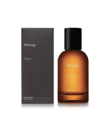 Aesop Karst Eau de Parfum Fresh Herbaceous Marine Fragrance with Juniper Rosemary and Vetiver | 1.6 oz