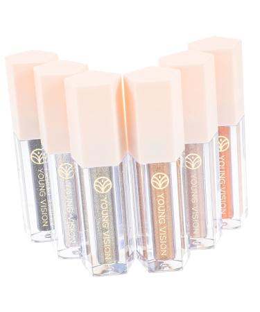 FOYTOKI 6pcs Eye Shadow Set Glitter Eye Makeup Korean Eye Glitter Women Bling Eyeshadow Highlighter 1 count (Pack of 1) As Shown