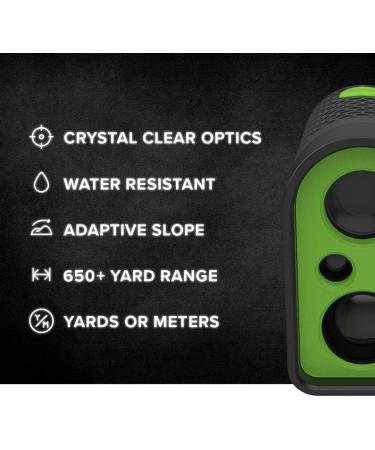 Precision Pro NX7 Golf Rangefinder with Slope - 600 Yard Range - Flag Lock - Pulse Vibration - 6X Magnification - Golfing Accessory - Buy Online on GoSupps.com