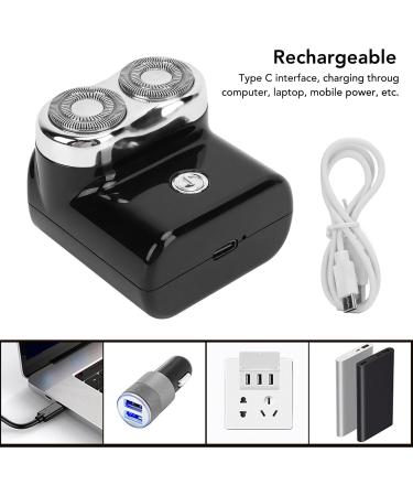 Electric Travel Razor for Men | Mini Beard Trimmer | Cordless & Portable | Type C Charging Grooming Tool - Buy Online on GoSupps.com