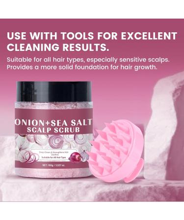 Gommage l'oignon pour cuir chevelu shampooing exfoliant naturel pour cheveux et cuir chevelu purifiant les cheveux soulage la s cheresse limine les pellicules pour tous les types de cheveux - Buy Online on GoSupps.com