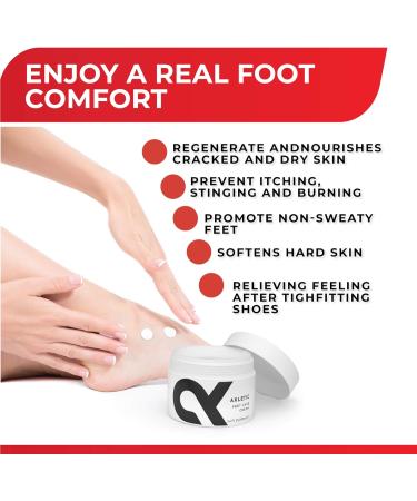 Axletic Intensive Foot Cream - Urea Cream for Cracked Heels, Dry Skin & Athletes Foot Treatment - 100 ml - Buy Online on GoSupps.com