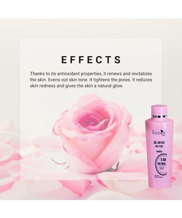 Rose Yeast Facial Cleanser | Tightens & Moisturizes | Gentle Makeup Remover with Rose Water - Buy Online on GoSupps.com