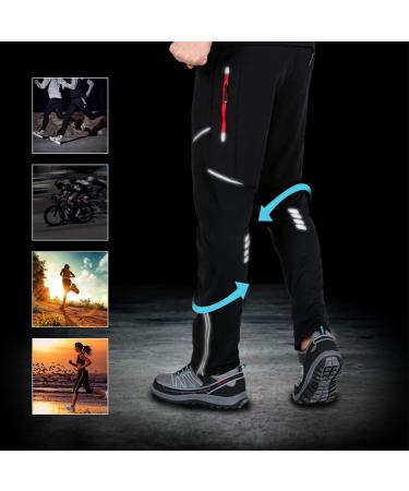 Ynport Creefreak Athletic Cycling Pants | Breathable MTB Sports Pants for Outdoor Training - Black XL - Buy Online on GoSupps.com