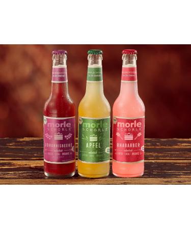 Elbler Morleschorle - Organic Spritzer Mix Pack (24 x 0.33L) | Apple Currant & Rhubarb | International Shipping Available - Buy Online on GoSupps.com