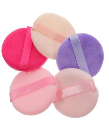 Healeved 2boxes Powder Puff Female Makeup Puff Makeup Puffs Girl Makeup Tool Travel Makeup Puff Beauty Puff Dry Puffs Foundation Puffs Women Makeup Tools Handheld Makeup Puff