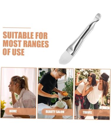 HONMEET Double-headed Facial Treatment Brush Tool Makeup Brushes Facial up Brush Brush for Women Brush Applicator Spoon Facial Mud Brush Nylon Wool - Buy Online on GoSupps.com