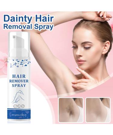  Mimoqk Hair Removal Spray Painless Depilatory Spray Moisturizing and Non-irritating Formula 100ml Face & Body Hair Remover for Men and Women Effective in Sensitive Skin - Buy Online on GoSupps.com