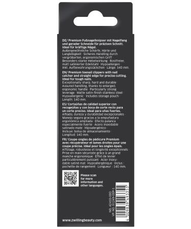 ZWILLING Extra Large Toenail Clippers with Nail Catcher - Premium White Perfect Grip & Straight Cutting Edge for Effortless Grooming - Buy Online on GoSupps.com