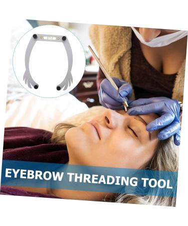 Beavorty 3pcs white outfit eye brow shaping kit eyebrow ruler mapping eyebrow line aluminum alloy - Buy Online on GoSupps.com