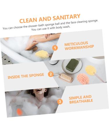 Buy Hemoton 14 Pcs Bath Balls & Sponge Set | Exfoliating Honeycomb Body Scrubber & Spa Loofah - International Shipping Available - Buy Online on GoSupps.com