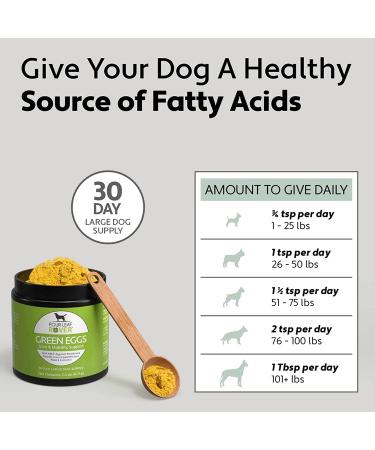 FOUR LEAF ROVER Green Eggs Joint & Mobility Support for Dogs - Vet Formulated with Glucosamine & Chondroitin - Easy to Mix & Delicious - 30-Day Supply - Buy Online on GoSupps.com