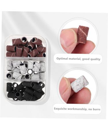 IWOWHERO 1 Box Manicure Circle Nail Bit Nail Drill Bits Sanding Girl Manicure Sand Rings Grinding Polishing Tool Accessory White Diffuser Polishing Tape Resin Abrasive Cloth Boxed - Buy Online on GoSupps.com