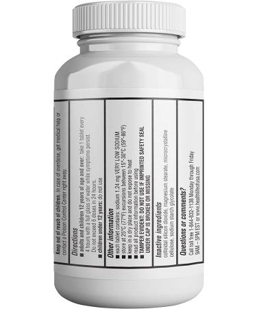 HealthLife Mucus Relief Guaifenesin Caplets 400mg (300 Count) - Fast Acting Expectorant for Chest Congestion, Cough, Cold & Flu - Buy Online on GoSupps.com