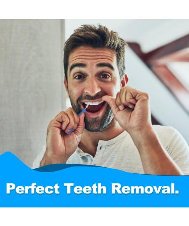 100 Interdental Brushes - Effective Tooth Cleaning Tools for Narrow Gaps | Toothpick Cleaners for Fresh Teeth - Buy Online on GoSupps.com
